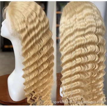 5x5 Brazilian Lace Closure Wigs 613 Cheap Human Lace Wig 180% Density 13x4 Blonde Lace Frontal Wig Pre Plucked For Black Women